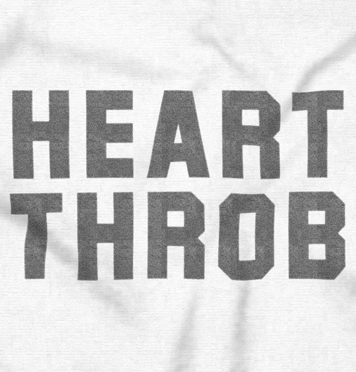 imageHeartthrob Funny Valentines Joke Mens Graphic T Shirt TeesWhite