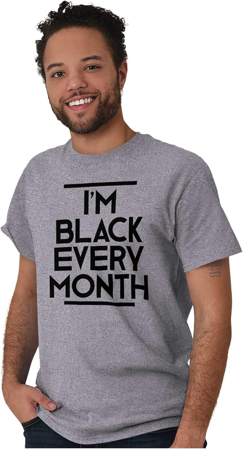imageIm Black Every Month BHM History Graphic T Shirt Men or WomenSport Grey