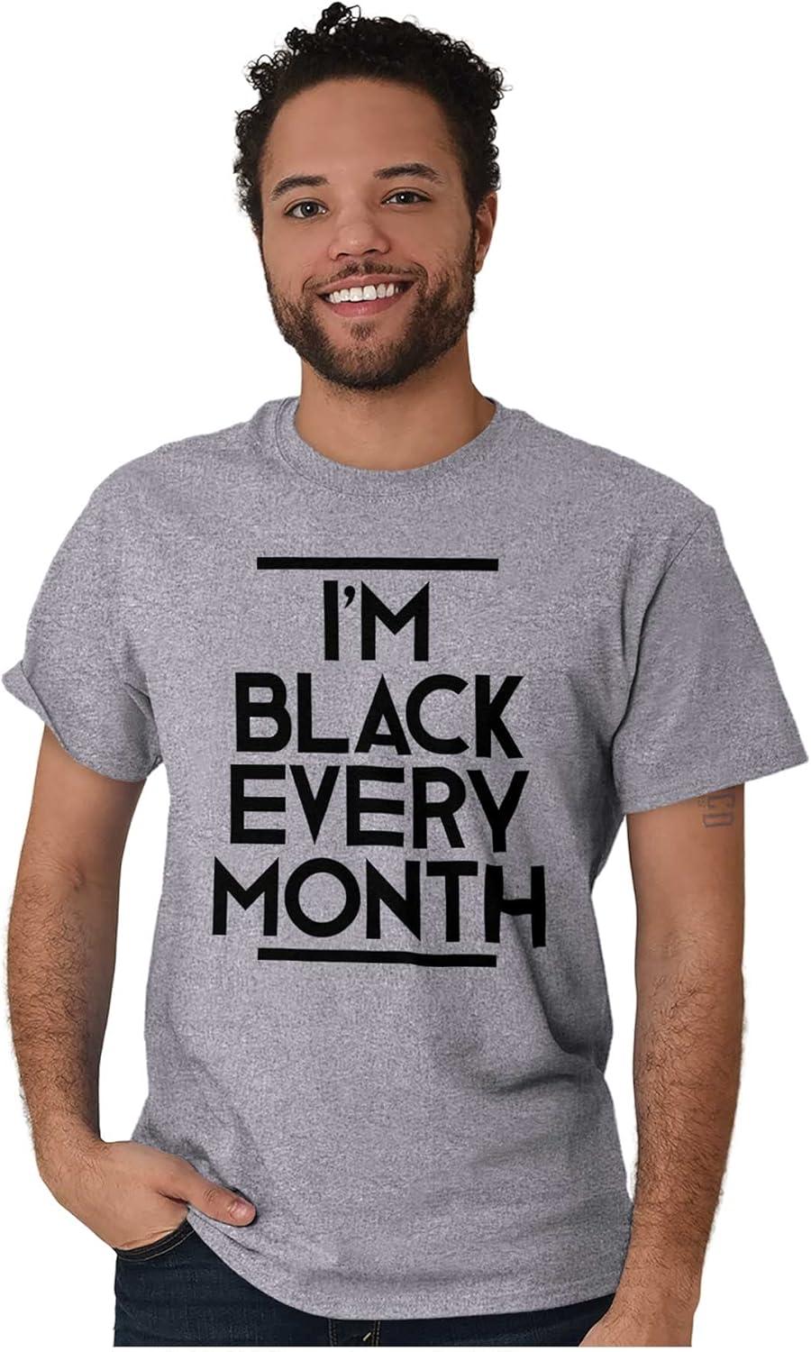 imageIm Black Every Month BHM History Graphic T Shirt Men or WomenSport Grey