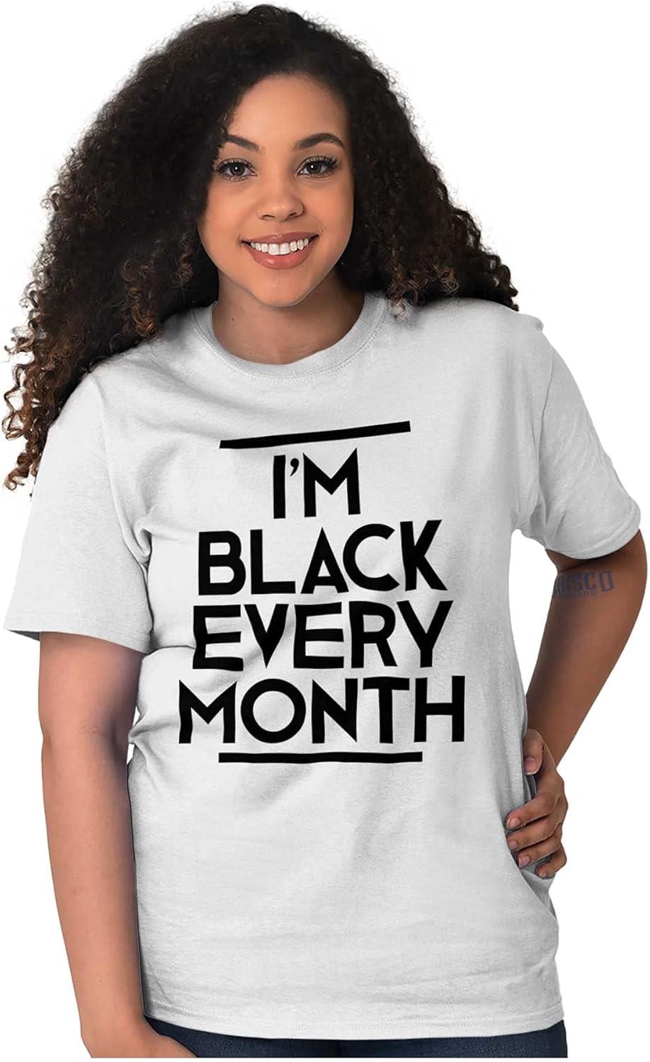 imageIm Black Every Month BHM History Graphic T Shirt Men or WomenWhite