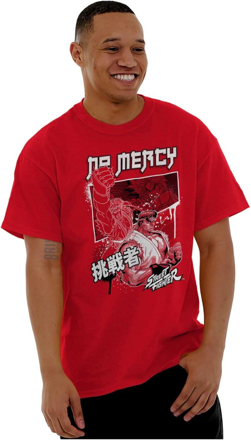 imageKanji Street Fighter No Mercy Ryu Mens Graphic T Shirt TeesRed