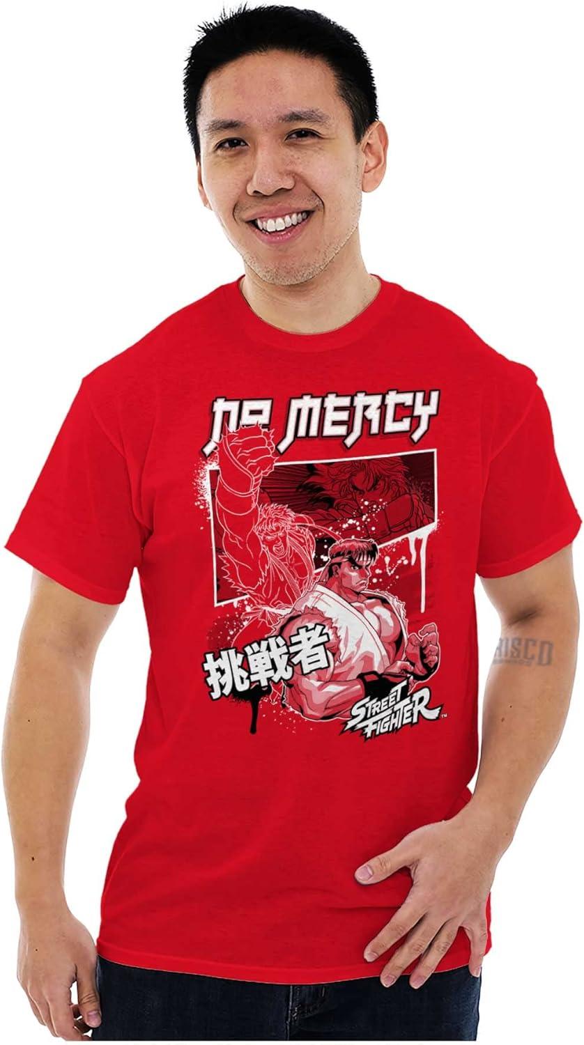 imageKanji Street Fighter No Mercy Ryu Mens Graphic T Shirt TeesRed