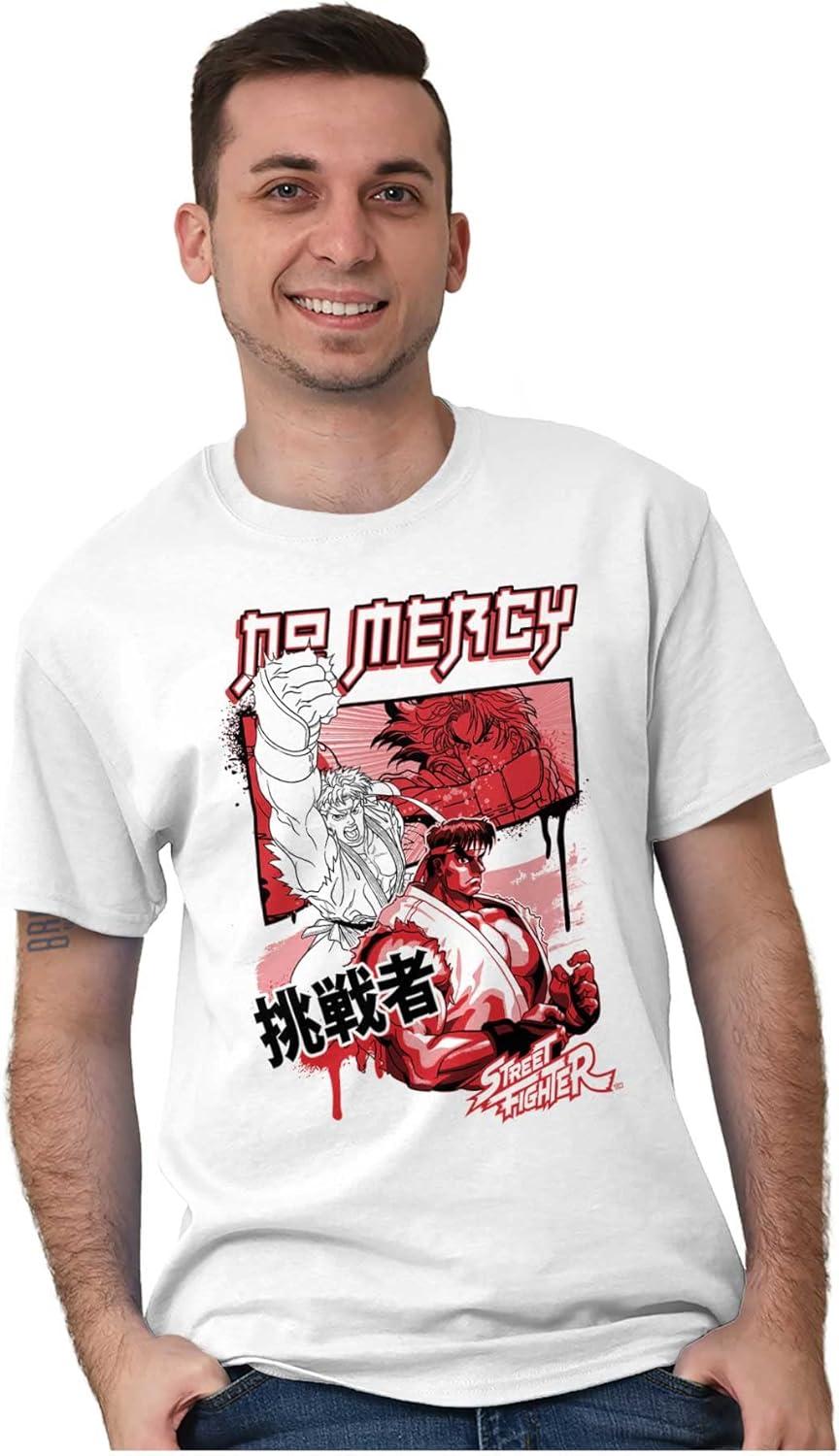 imageKanji Street Fighter No Mercy Ryu Mens Graphic T Shirt TeesWhite