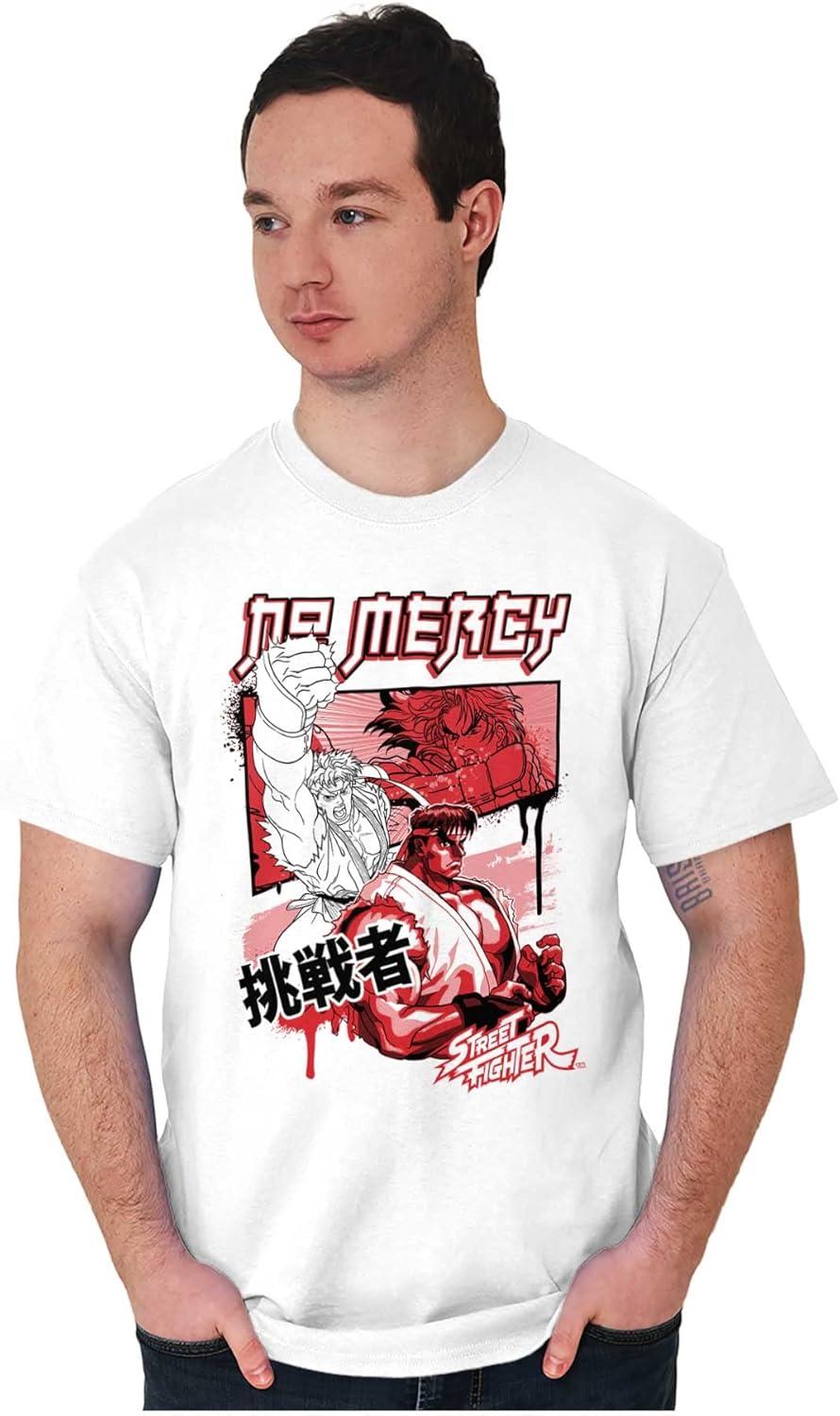 imageKanji Street Fighter No Mercy Ryu Mens Graphic T Shirt TeesWhite