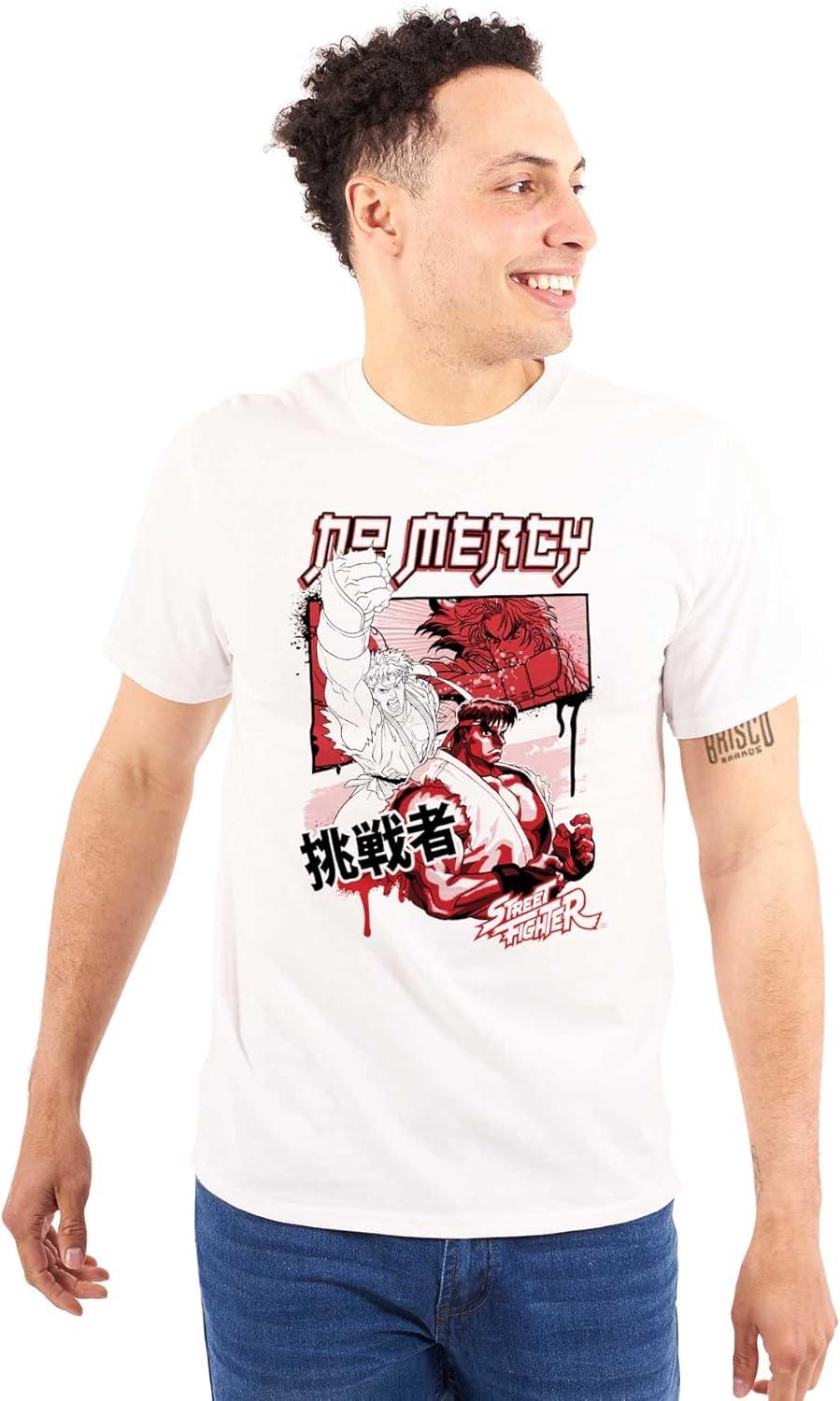 imageKanji Street Fighter No Mercy Ryu Mens Graphic T Shirt TeesWhite