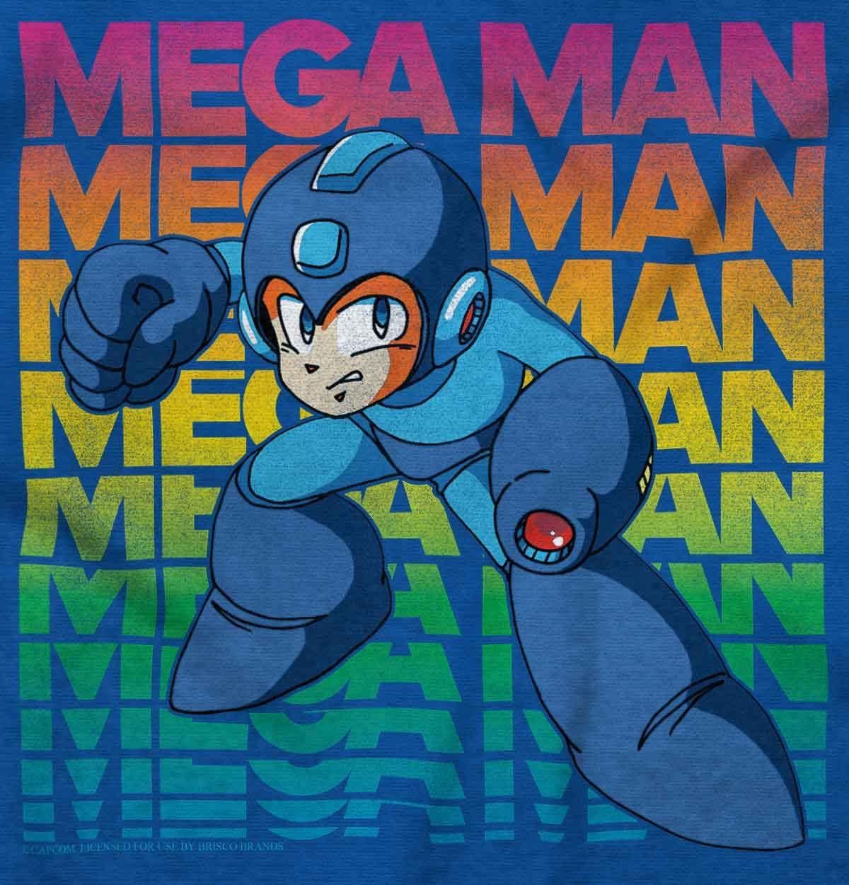 imageMega Man 90s Anime Cartoon Character Graphic T Shirt Men or WomenRoyal