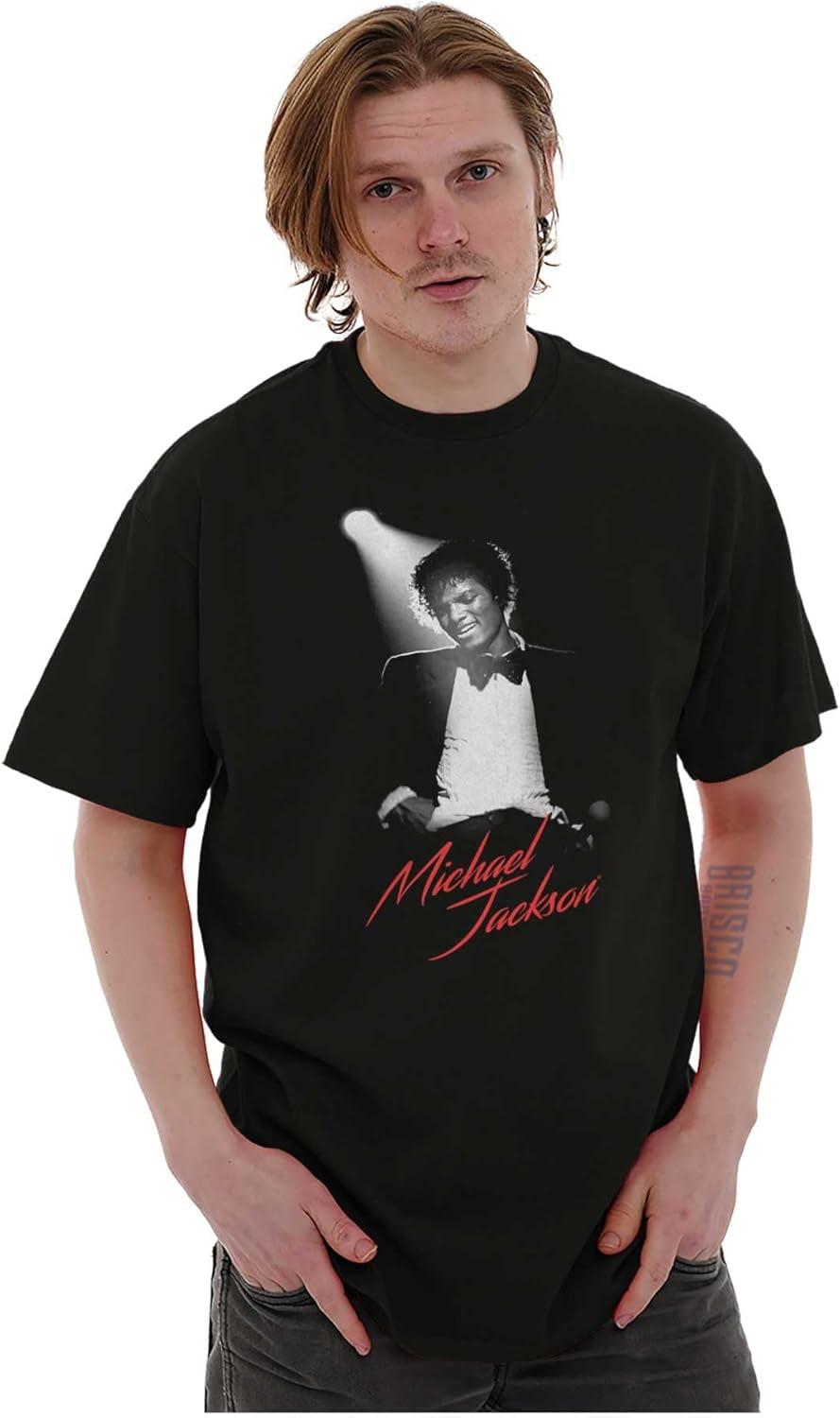 imageMichael Jackson King of Pop Spotlight Graphic T Shirt Men or WomenBlack
