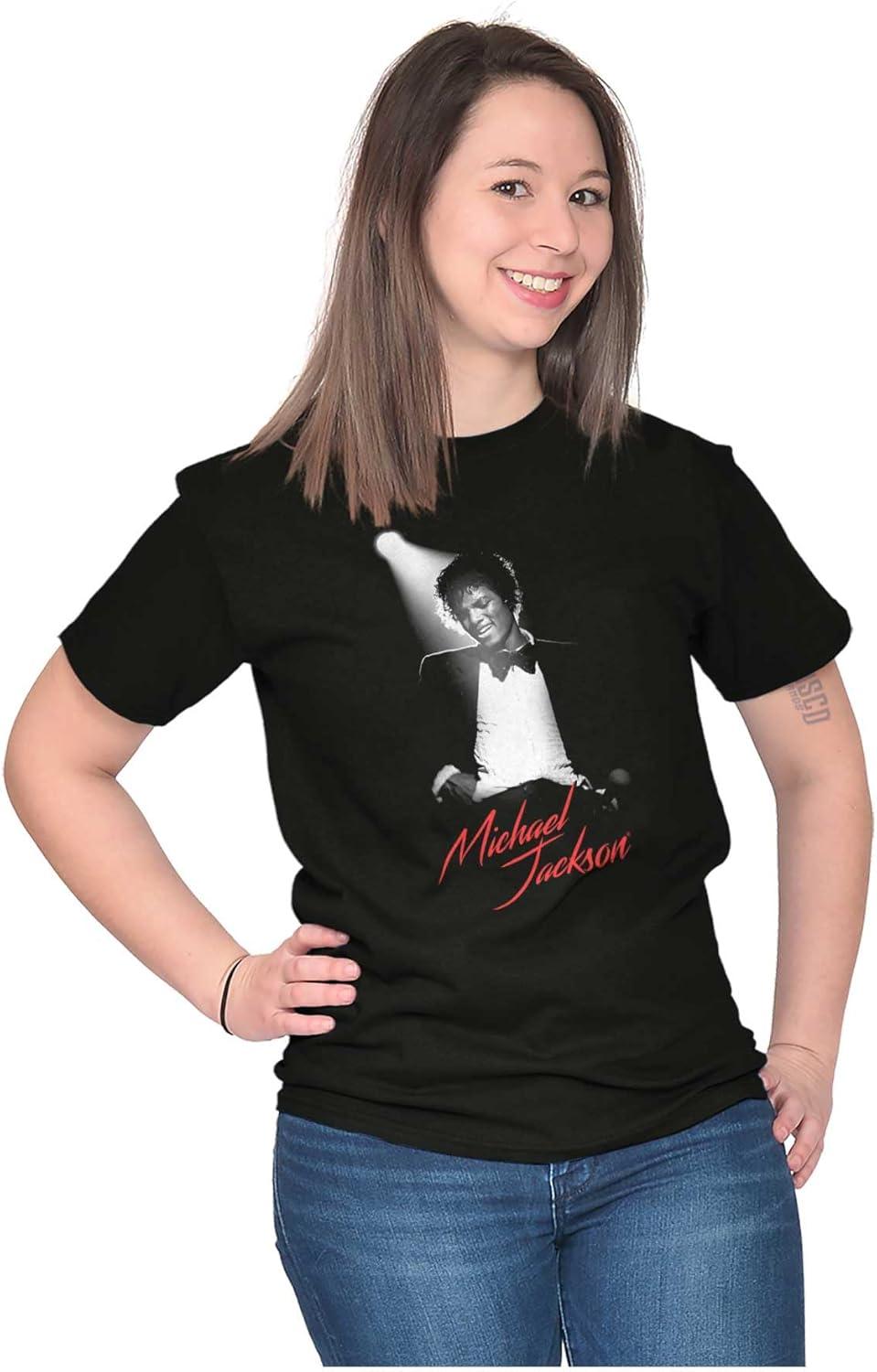 imageMichael Jackson King of Pop Spotlight Graphic T Shirt Men or WomenBlack