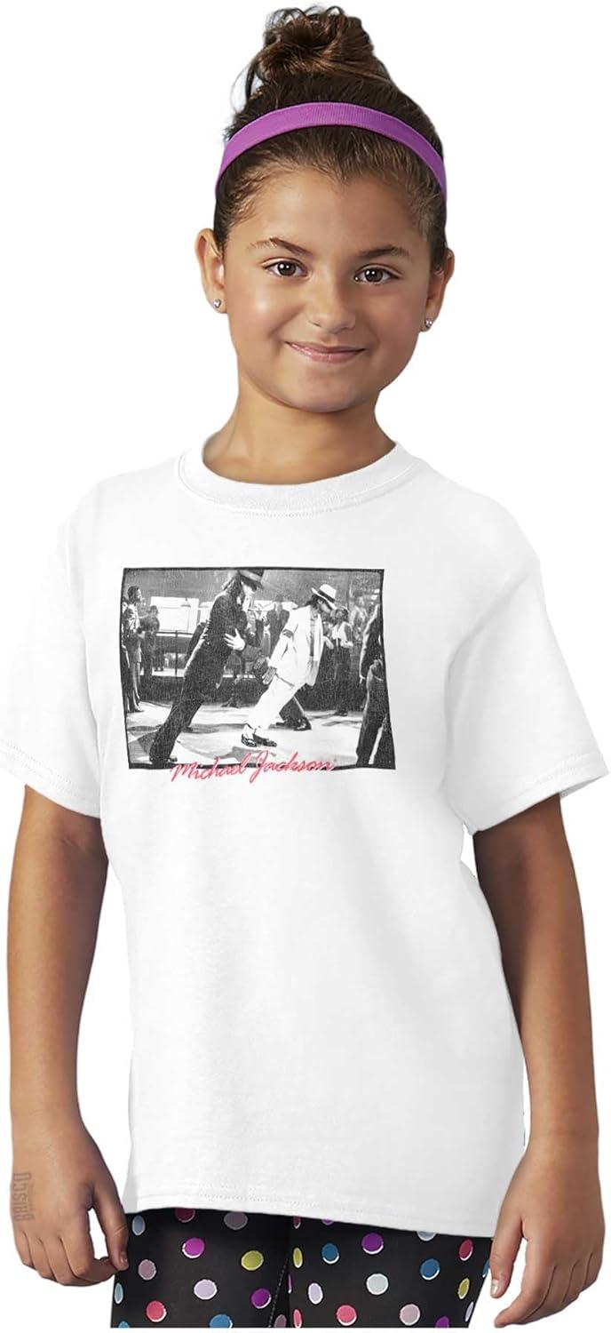 imageMichael Jackson Smooth Criminal Lean Crewneck T Shirts Boy GirlWhite