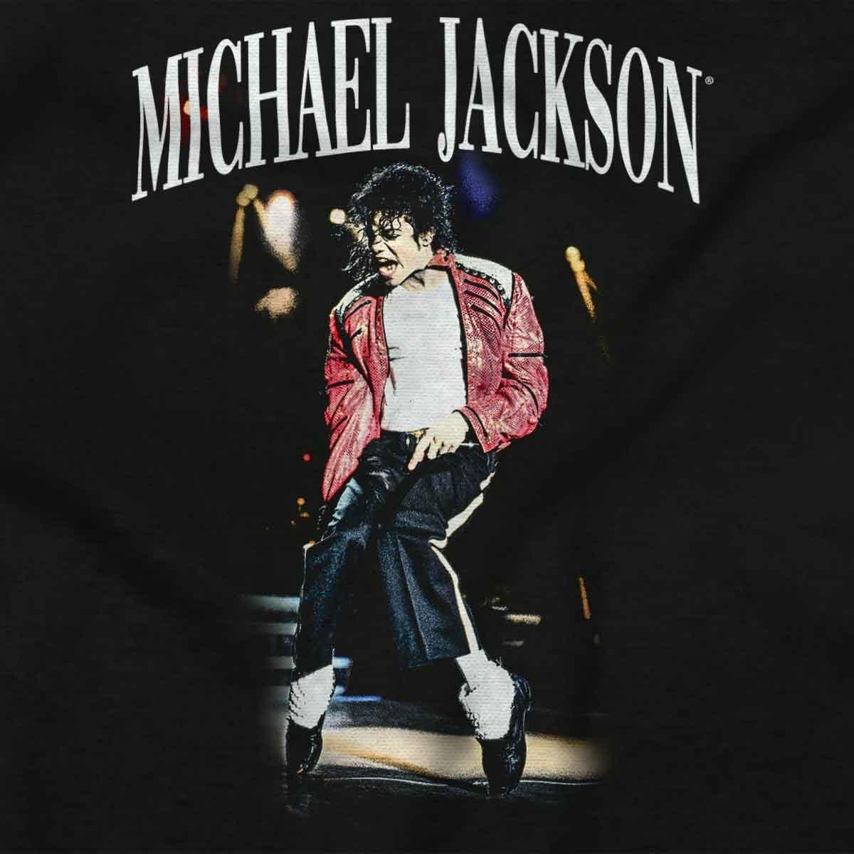 imageMichael Jackson Thriller Toe Stand Womens Slim Fit Graphic TeeBlack