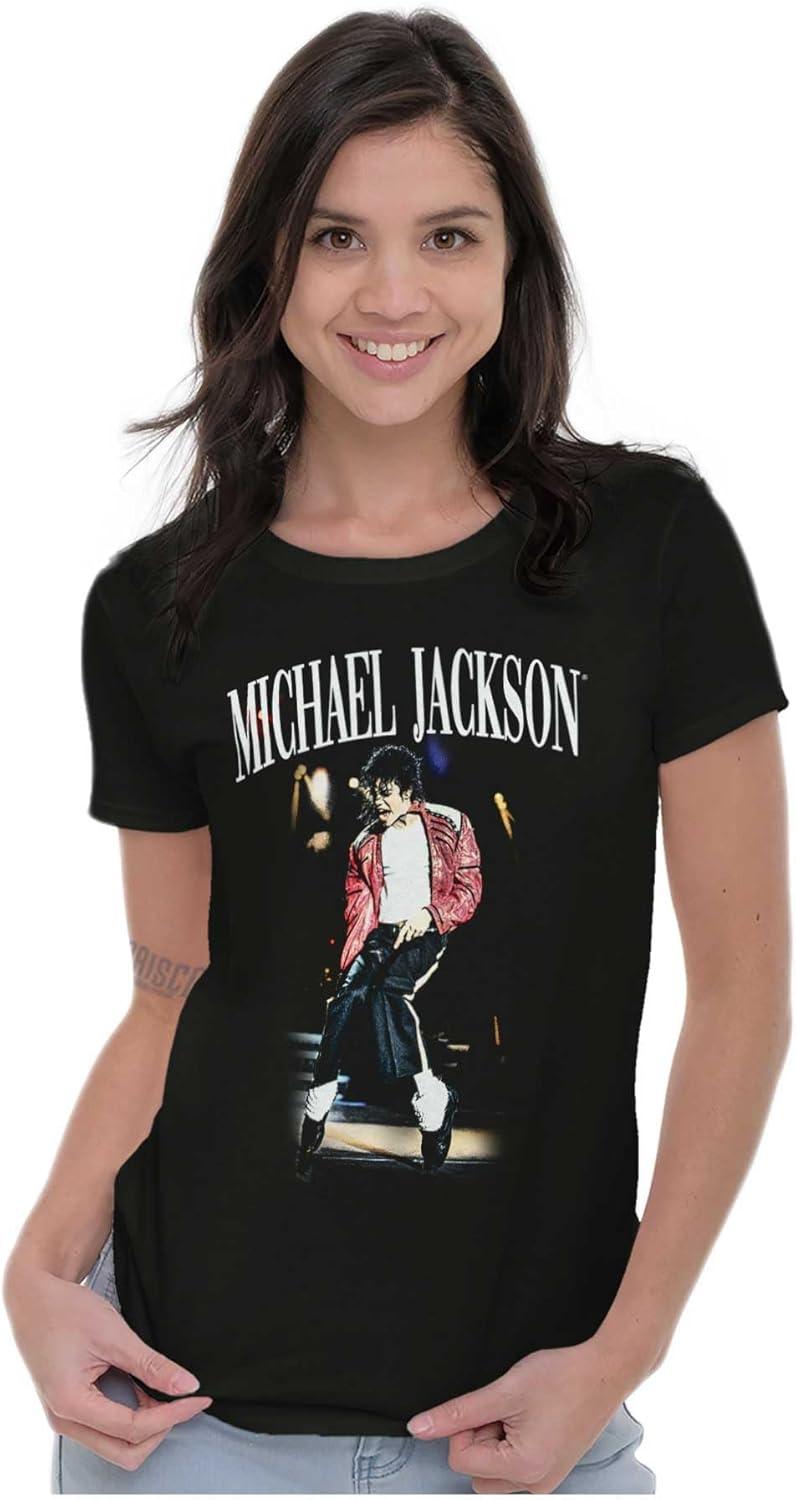 imageMichael Jackson Thriller Toe Stand Womens Slim Fit Graphic TeeBlack
