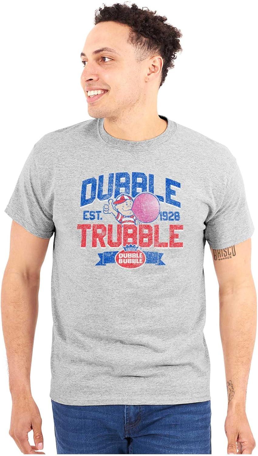 imageOriginal Dubble Trouble Bubble Gum Graphic T Shirt Men or WomenSport Grey