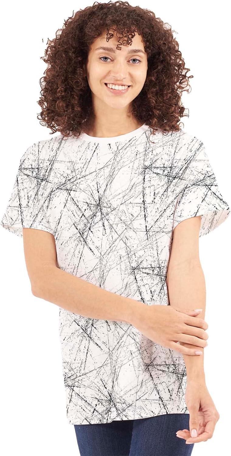 imagePattern Style Long Sleeve Sweatshirt Unisex Printed Patterned TeeFracture