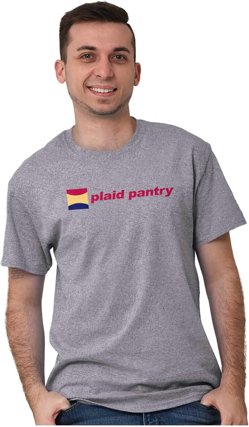 imagePlaid Pantry Store Minimalist Logo Graphic T Shirt Men or WomenSport Grey