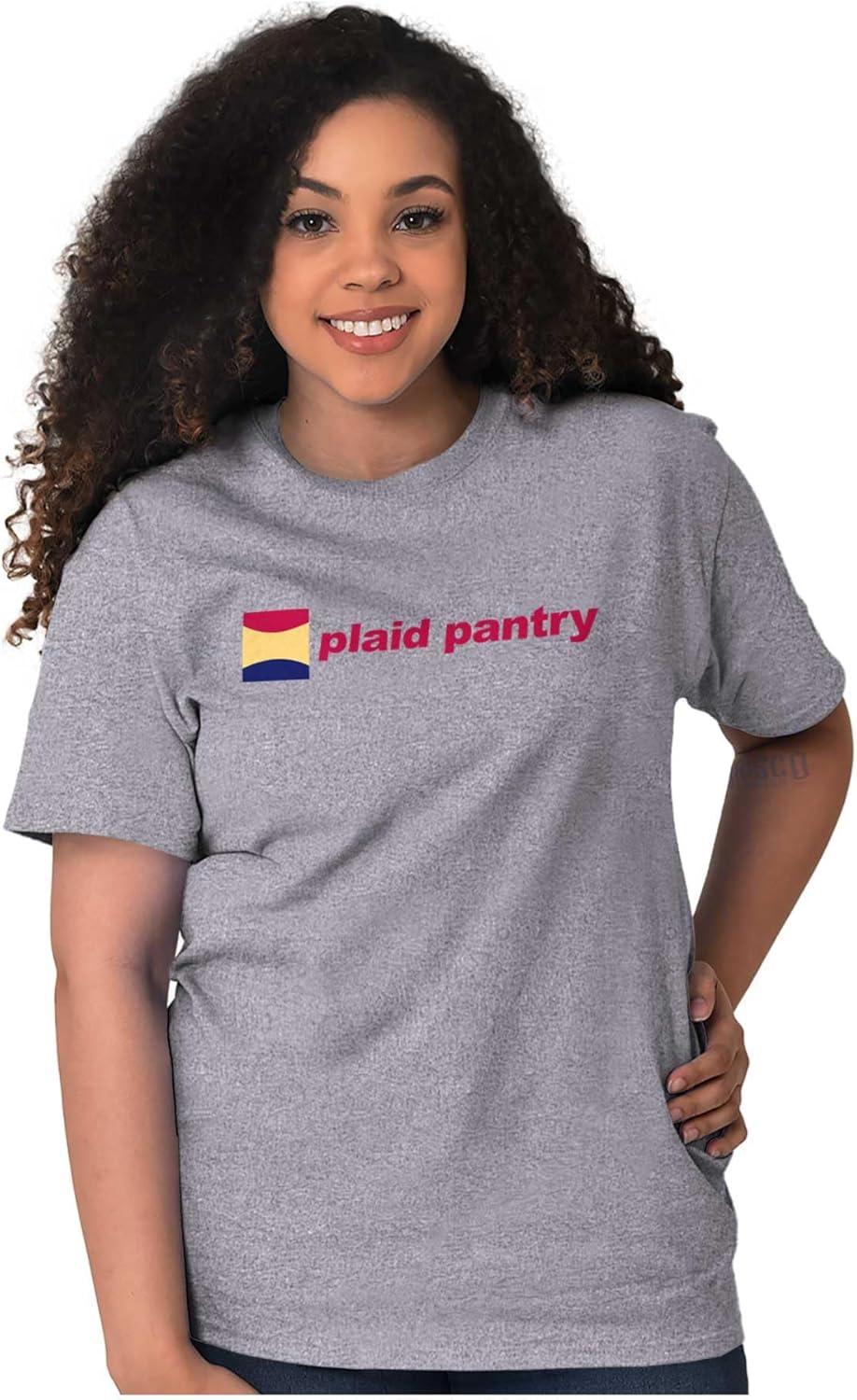 imagePlaid Pantry Store Minimalist Logo Graphic T Shirt Men or WomenSport Grey