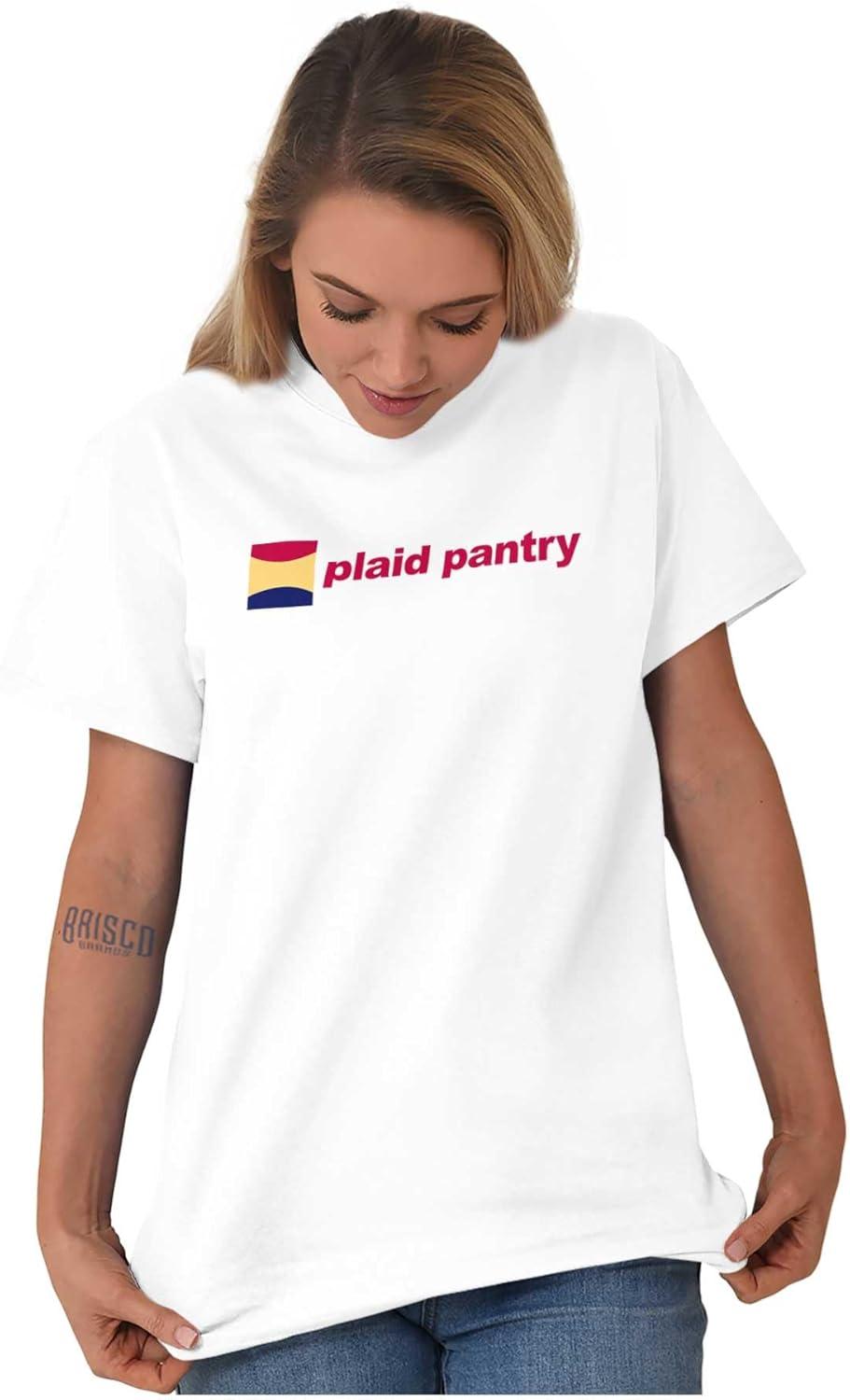 imagePlaid Pantry Store Minimalist Logo Graphic T Shirt Men or WomenWhite