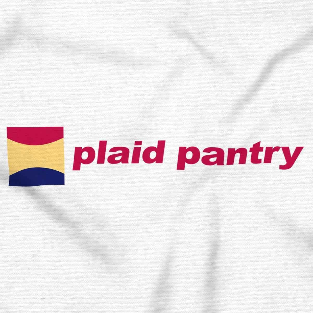 imagePlaid Pantry Store Minimalist Logo Graphic T Shirt Men or WomenWhite