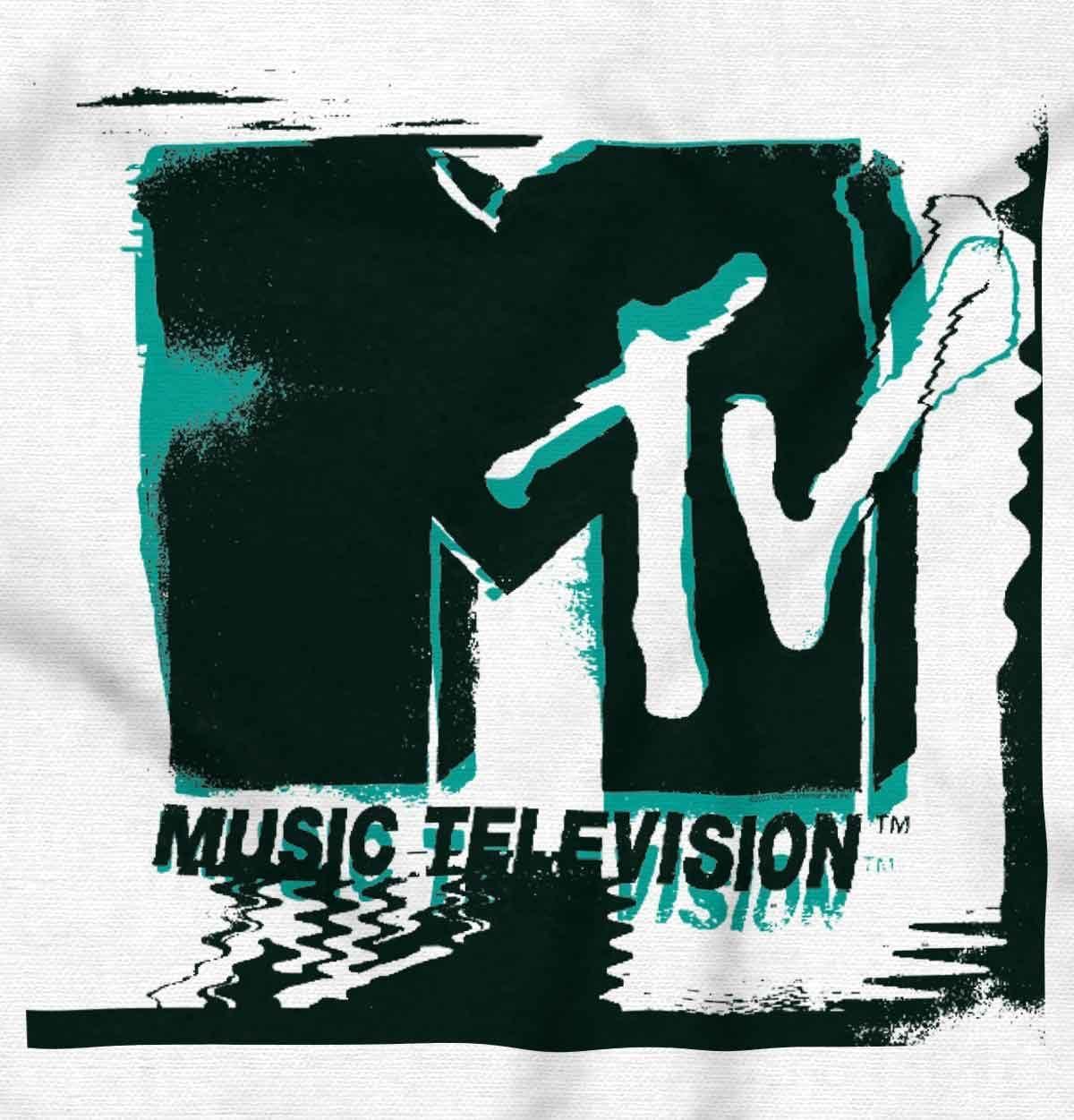 imageRetro MTV Electric Static Logo Toddler Boy Girl T ShirtWhite
