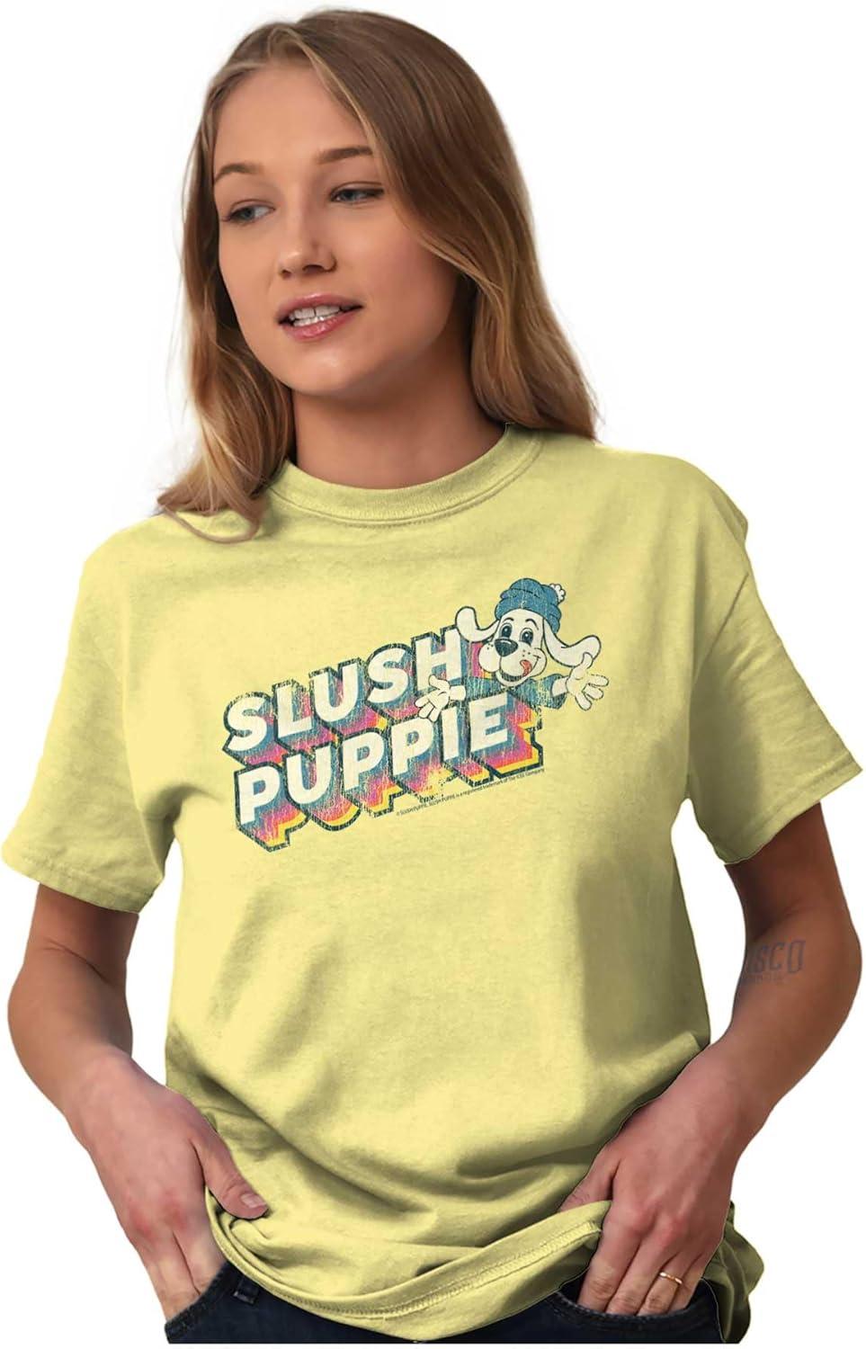 imageRetro Slush Puppie Vintage 80s Logo Graphic T Shirt Men or WomenCornsilk