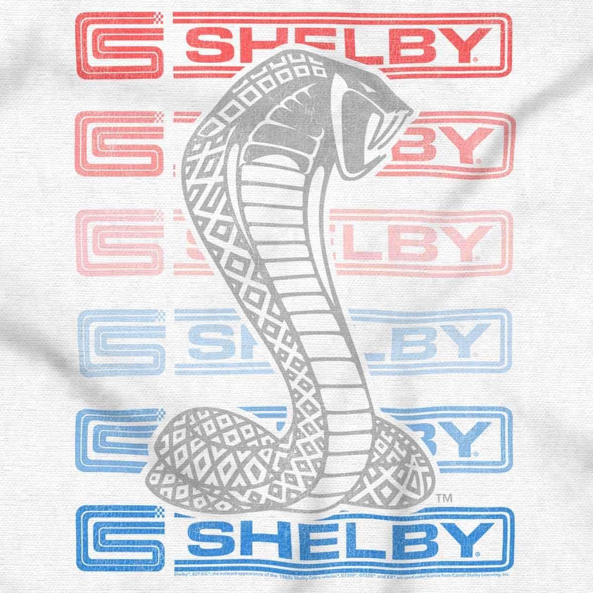 imageShelby Motors Racing Cobra Logo Crewneck T Shirts Boy GirlWhite