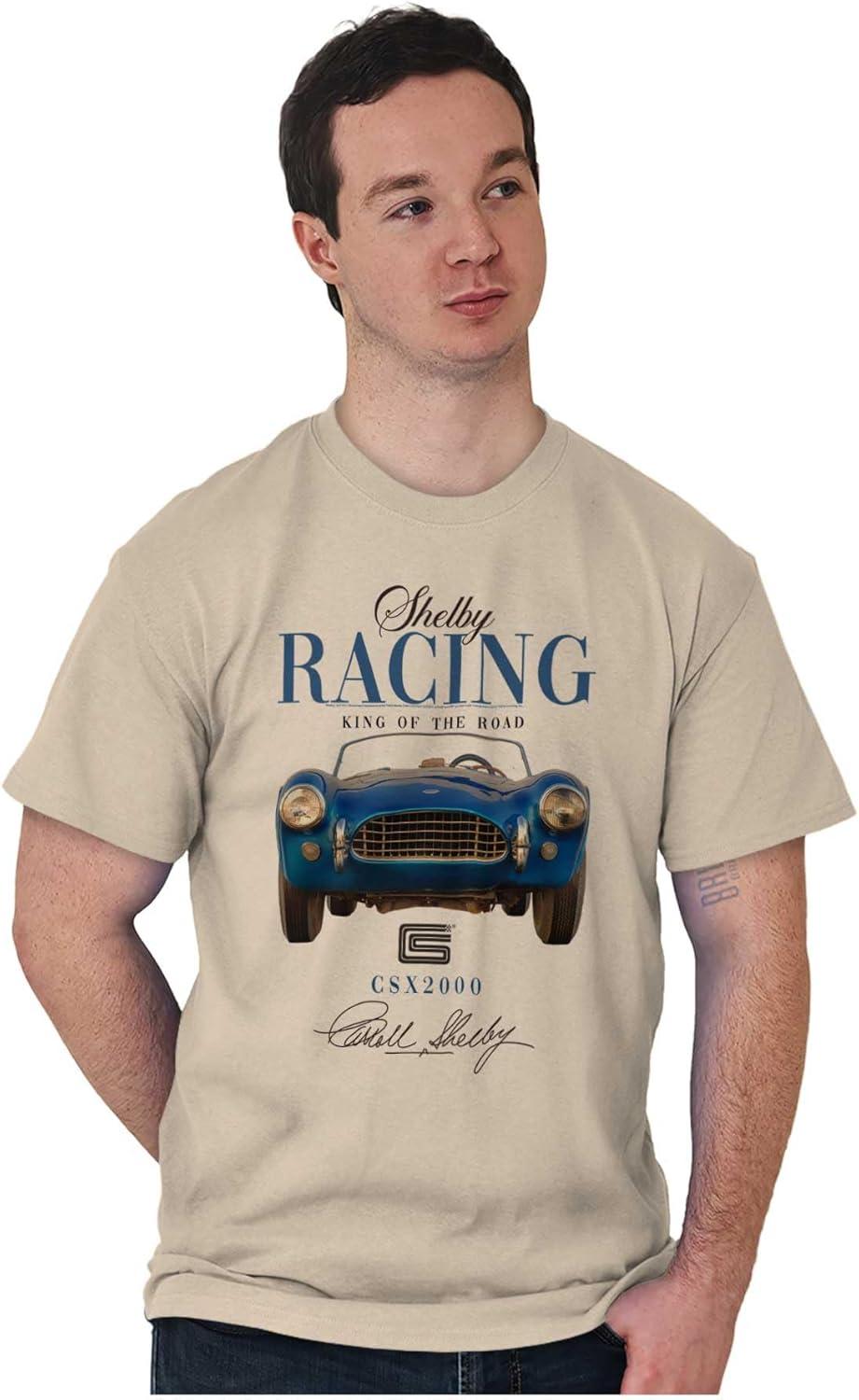 imageShelby Racing King of The Road Car Graphic T Shirt Men or WomenSand