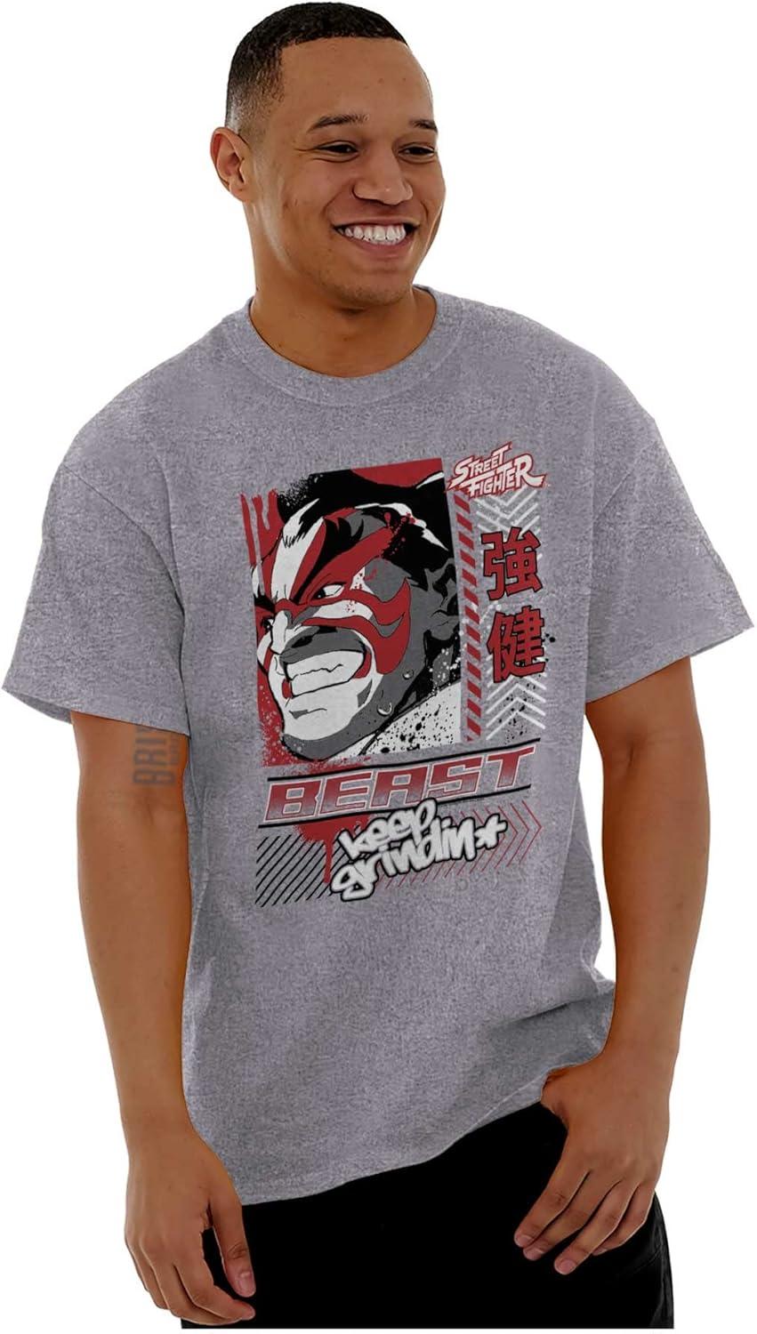 imageStreet Fighter E Honda Beast Grindin Mens Graphic T Shirt TeesSport Grey