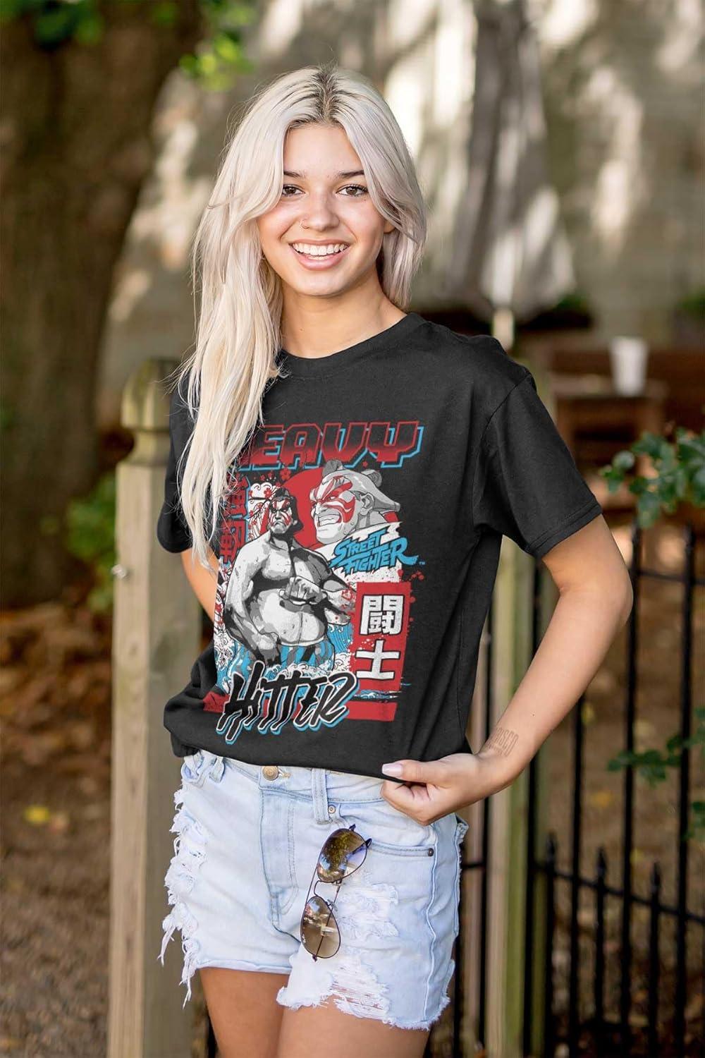 imageStreet Fighter E Honda Heavy Hitter Graphic T Shirt Men or WomenBlack