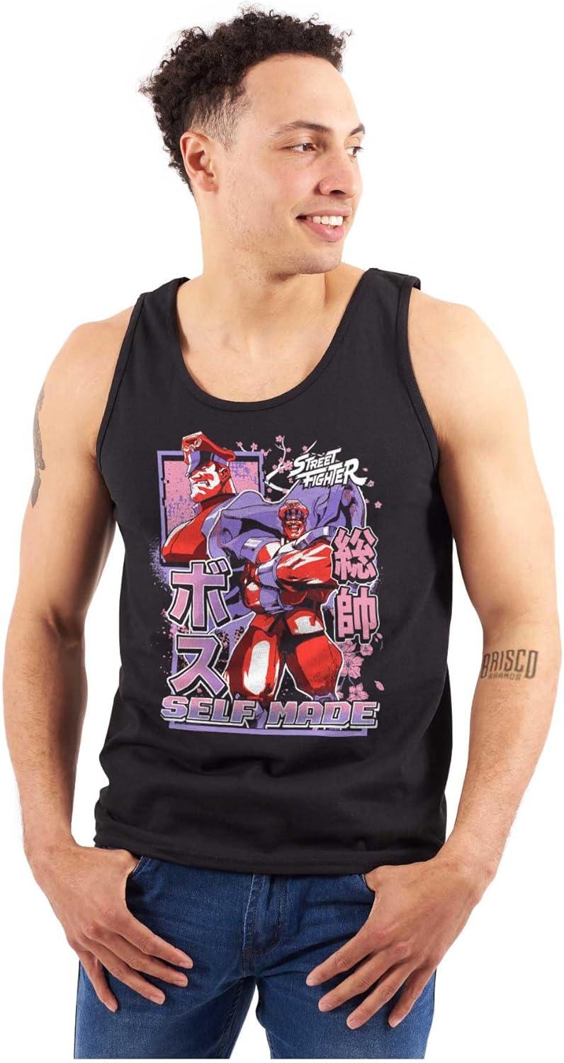 imageStreet Fighter M Bison Self Made Tank Top T Shirts Men WomenBlack