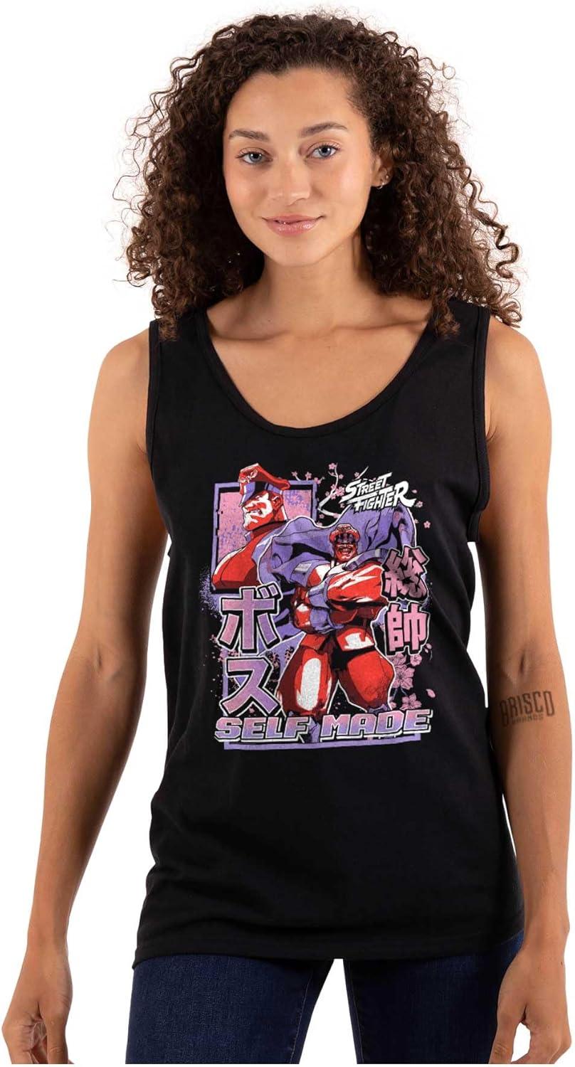 imageStreet Fighter M Bison Self Made Tank Top T Shirts Men WomenBlack