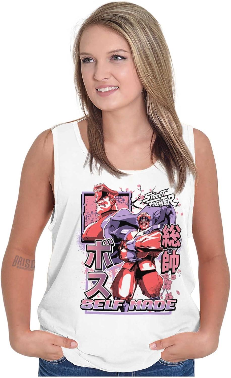 imageStreet Fighter M Bison Self Made Tank Top T Shirts Men WomenWhite