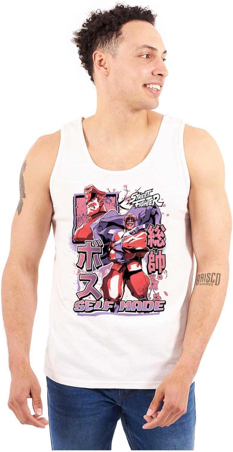 imageStreet Fighter M Bison Self Made Tank Top T Shirts Men WomenWhite