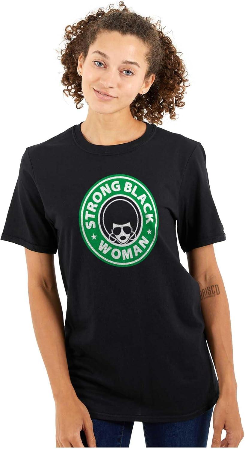 imageStrong Black Woman Melanin Queen Womens Graphic T Shirt TeesBlack
