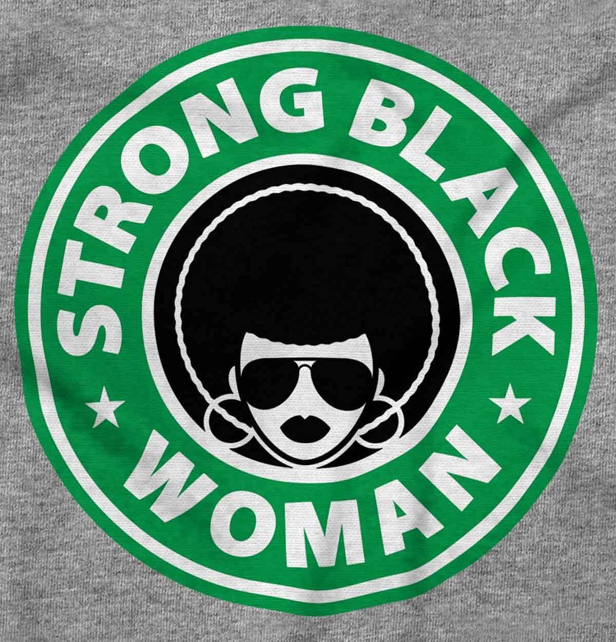 imageStrong Black Woman Melanin Queen Womens Graphic T Shirt TeesSport Grey