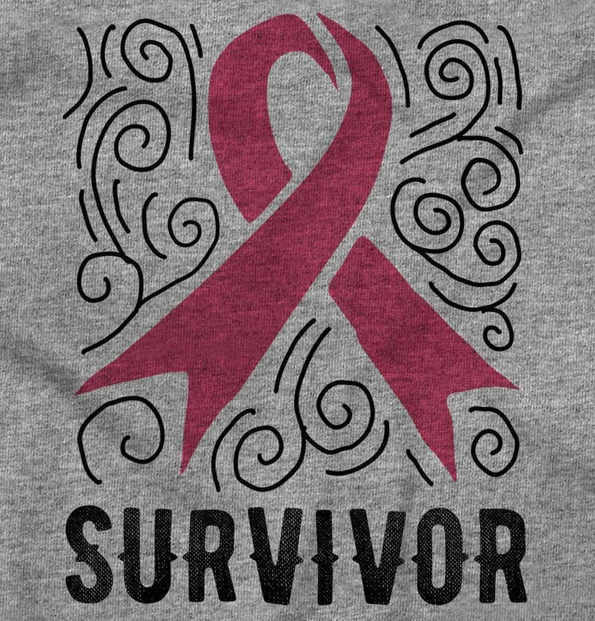 imageSurvivor Breast Cancer Pink Ribbon Hoodie Sweatshirt WomenSport Grey