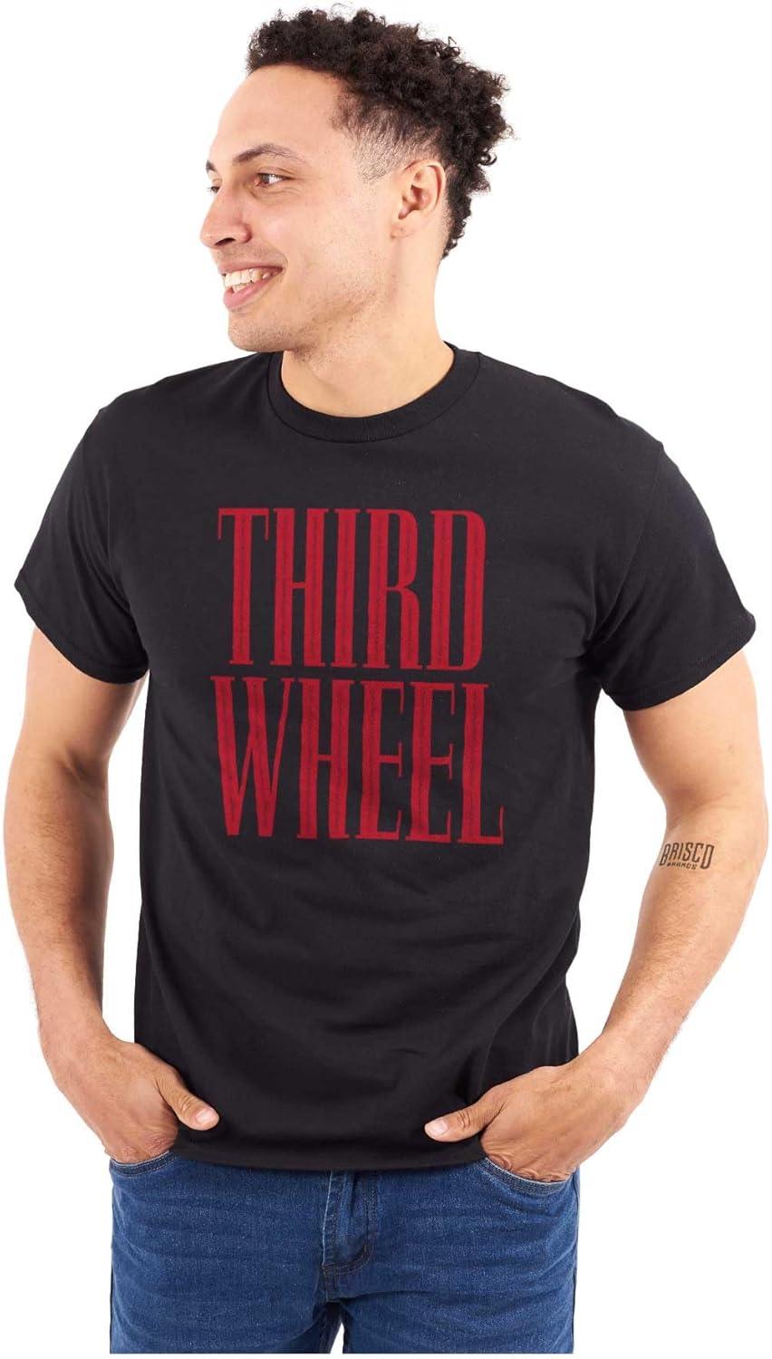 imageThird Wheel Funny Sarcastic Dating Graphic T Shirt Men or WomenBlack