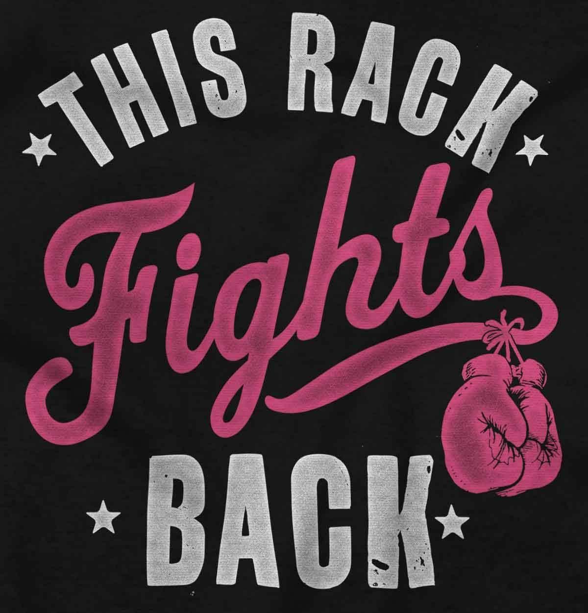 imageThis Rack Fights Back Breast Cancer Hoodie Sweatshirt WomenBlack