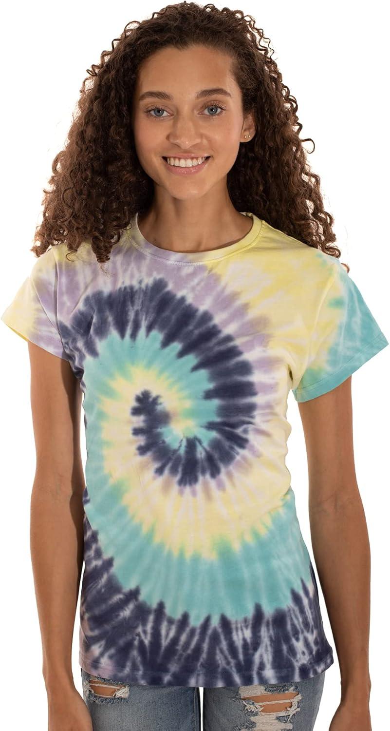 imageTie Dye Short Sleeve Tee Summer StyleTie Dye Short Sleeve Tee Summer Style WomenFiesta