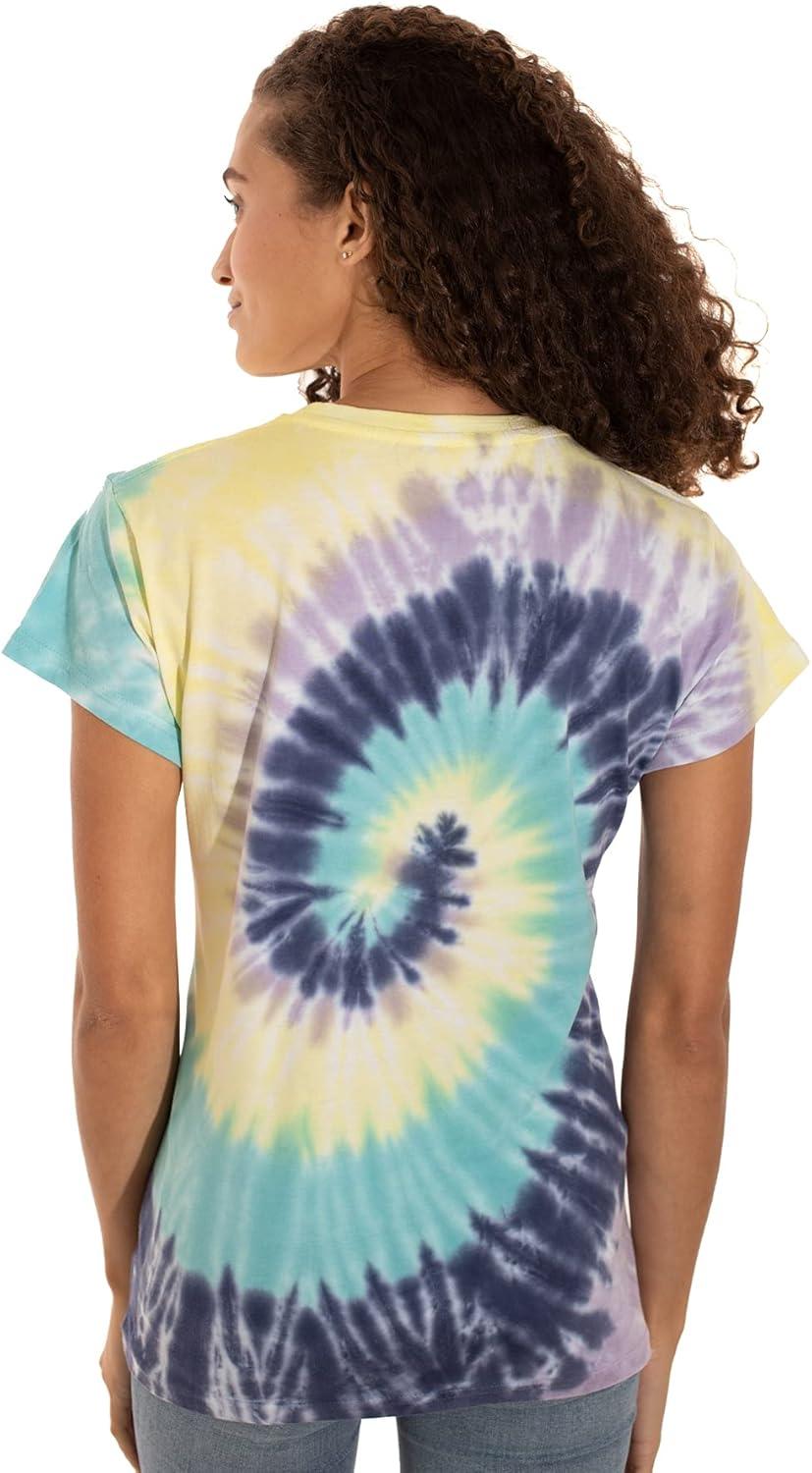 imageTie Dye Short Sleeve Tee Summer StyleTie Dye Short Sleeve Tee Summer Style WomenFiesta