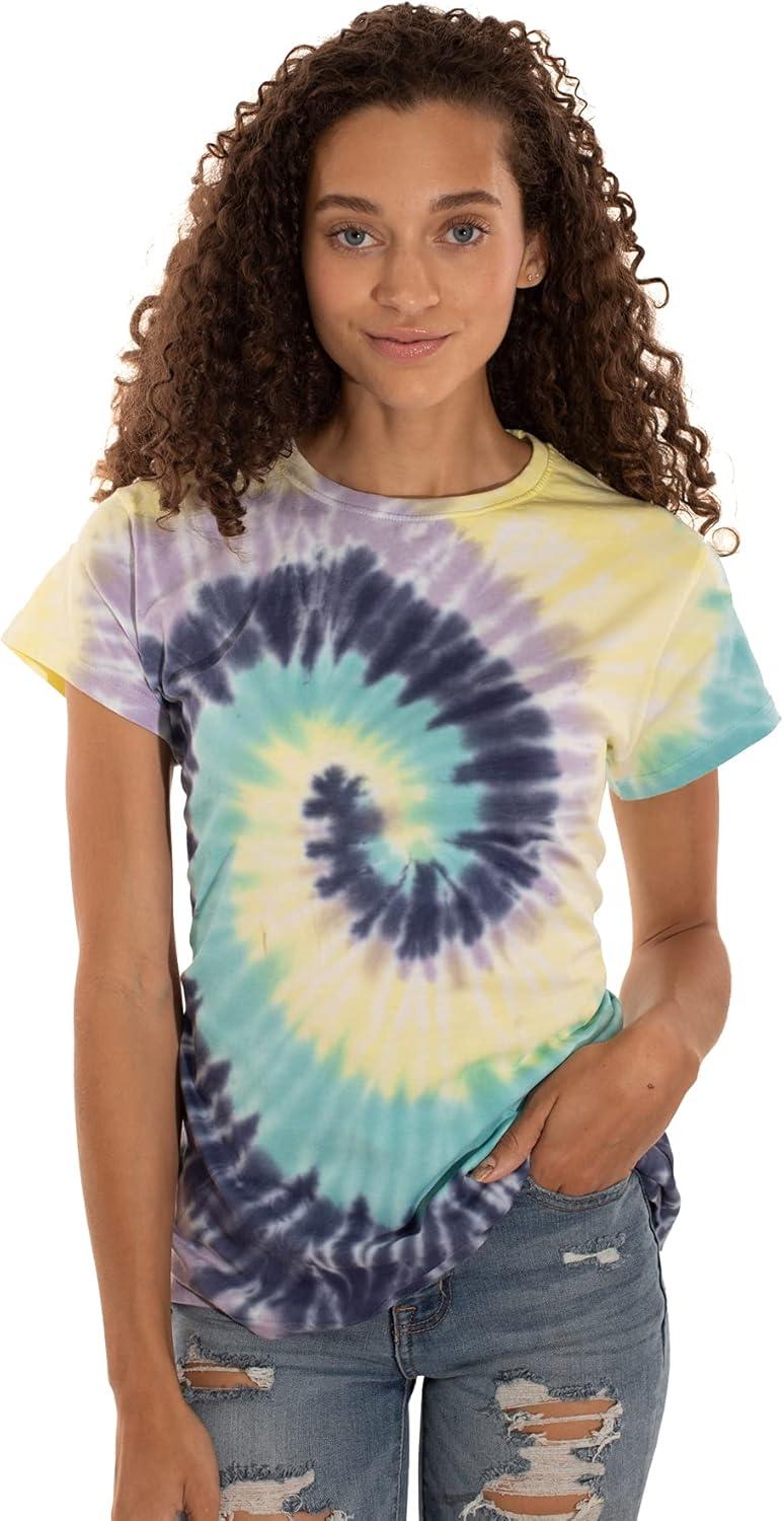 imageTie Dye Short Sleeve Tee Summer StyleTie Dye Short Sleeve Tee Summer Style WomenFiesta