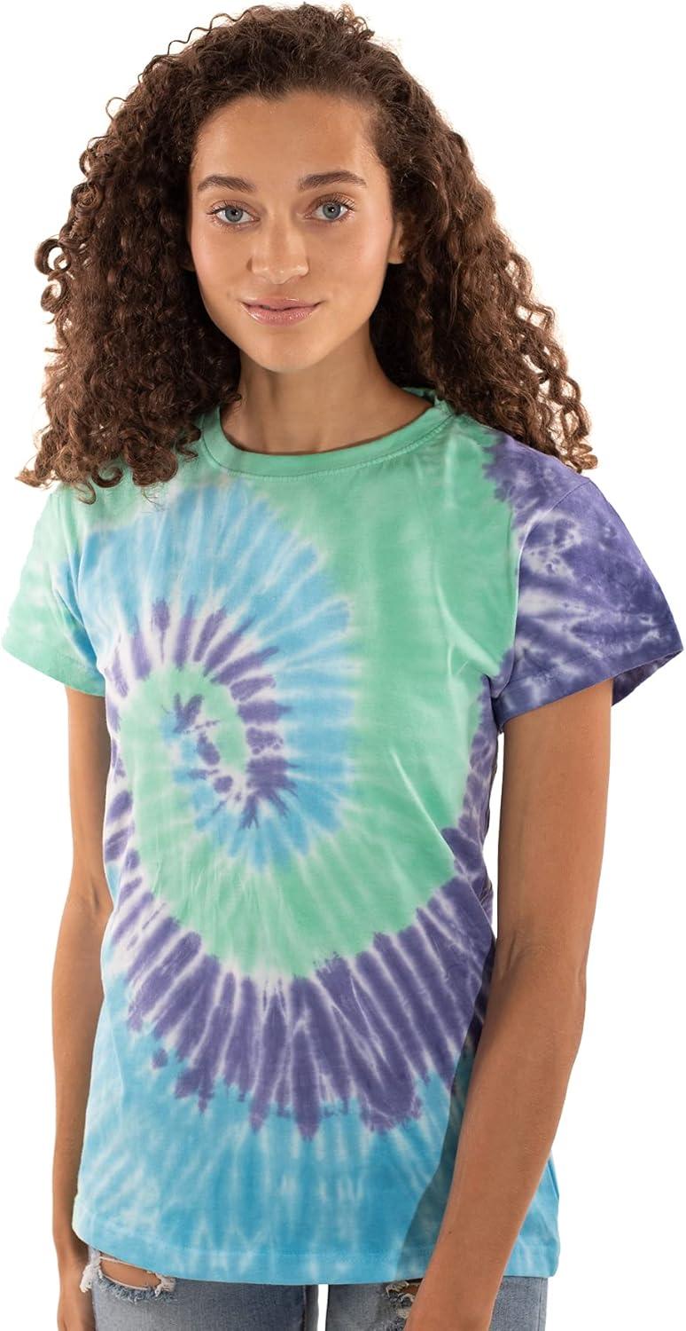 imageTie Dye Short Sleeve Tee Summer StyleTie Dye Short Sleeve Tee Summer Style WomenMoondrop