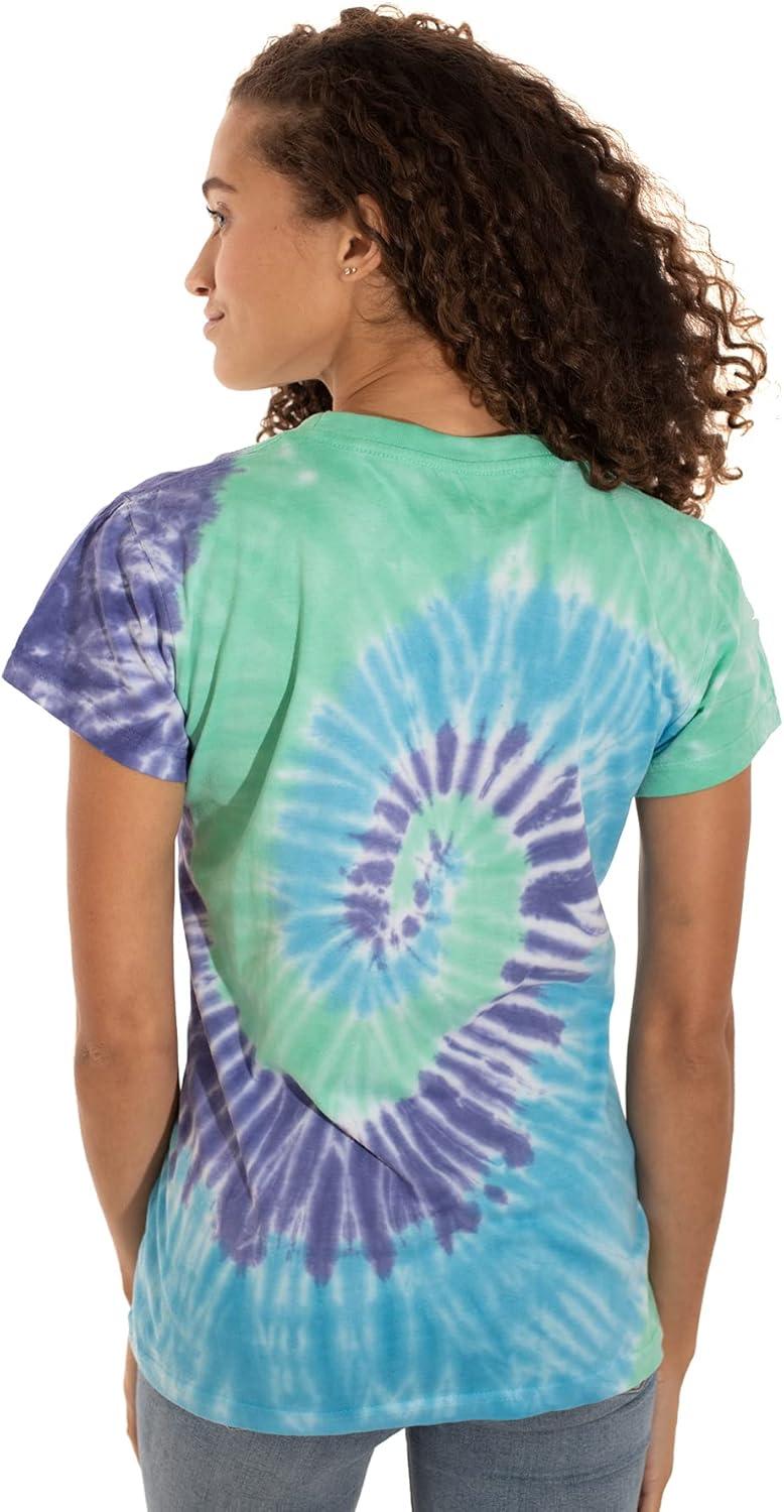 imageTie Dye Short Sleeve Tee Summer StyleTie Dye Short Sleeve Tee Summer Style WomenMoondrop