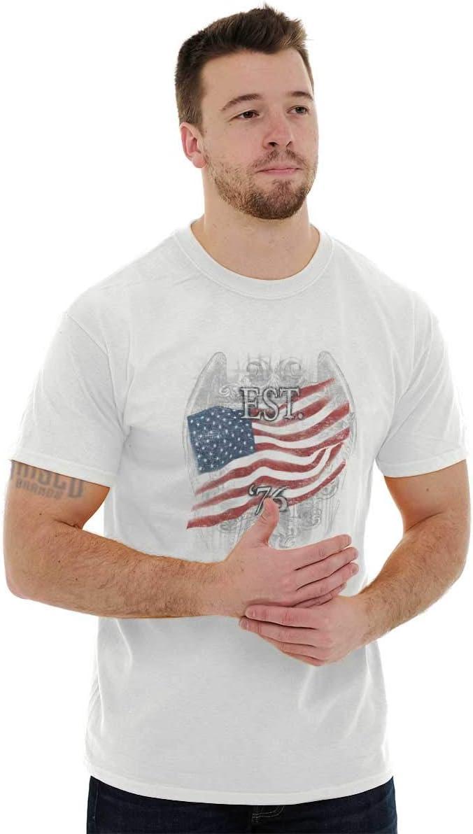 imageUnited States Flag Patriotic American Graphic T Shirt Men or WomenWhite
