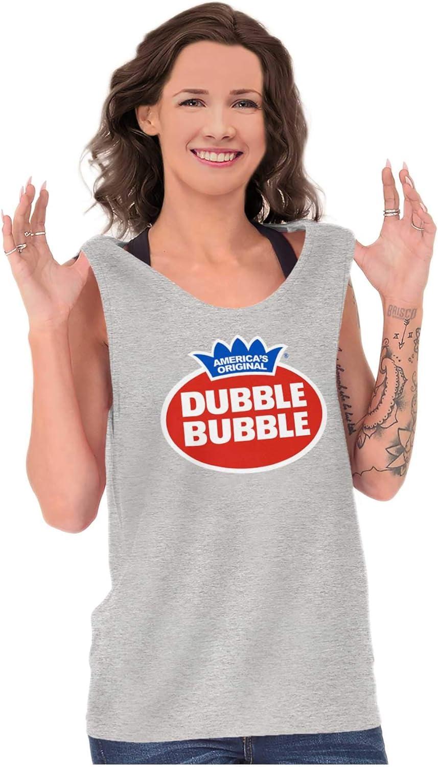 imageVintage Dubble Bubble Gum Double Logo Tank Top T Shirts Men WomenSport Grey