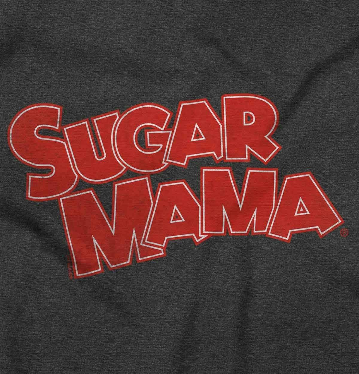 imageVintage Retro Candy Sugar Mama Logo Womens Graphic T Shirt TeesDark Heather