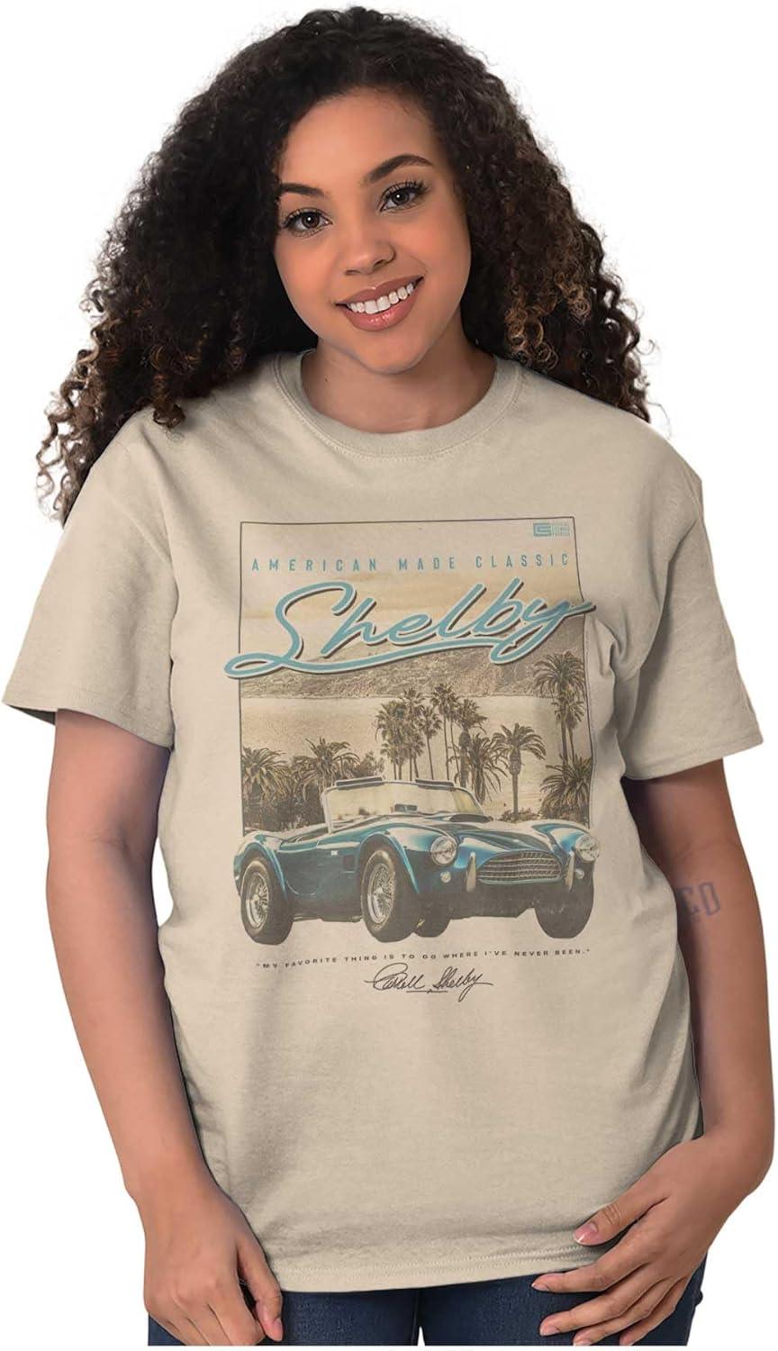 imageVintage Shelby American Muscle Car Graphic T Shirt Men or WomenSand