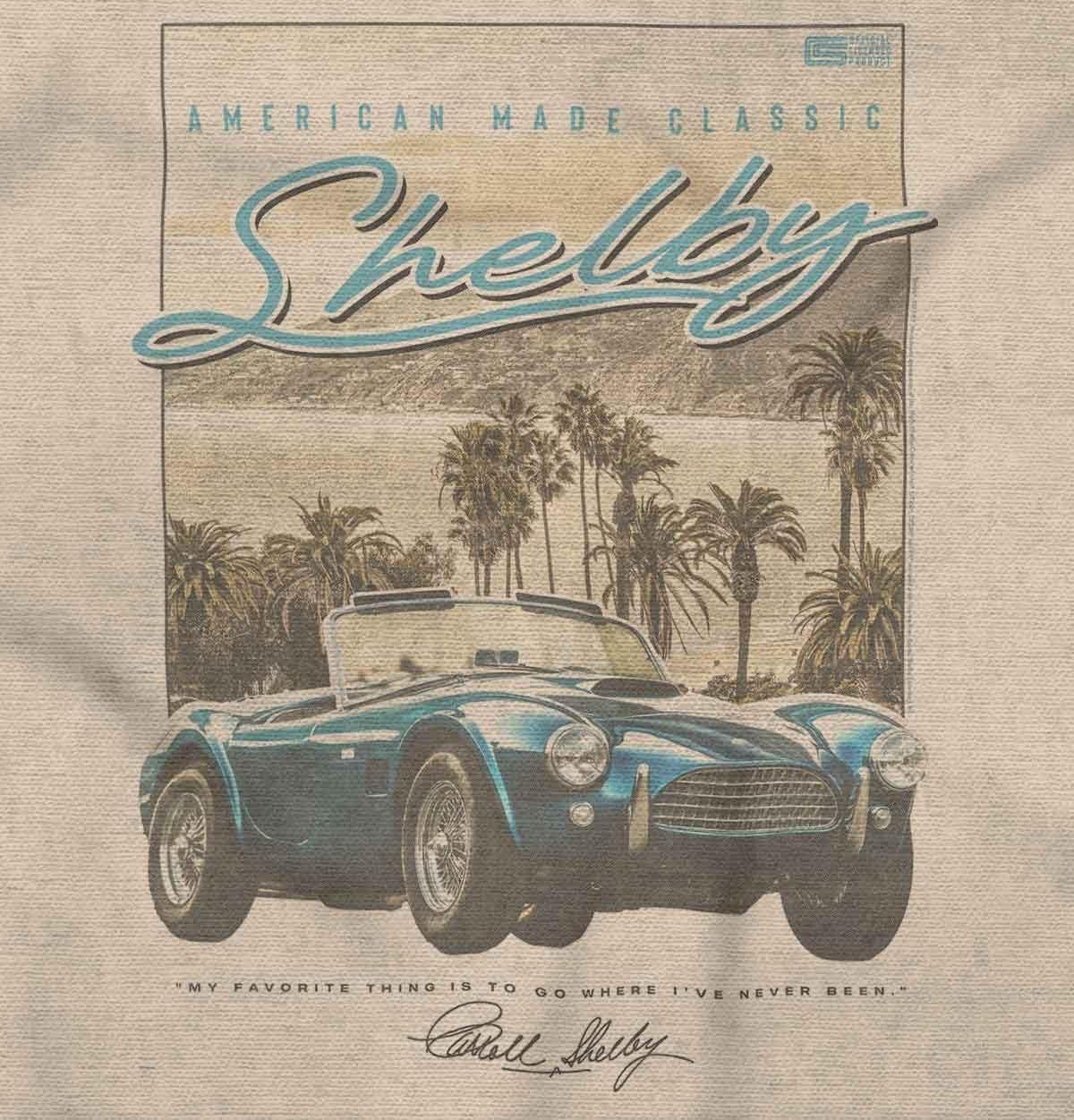 imageVintage Shelby American Muscle Car Graphic T Shirt Men or WomenSand