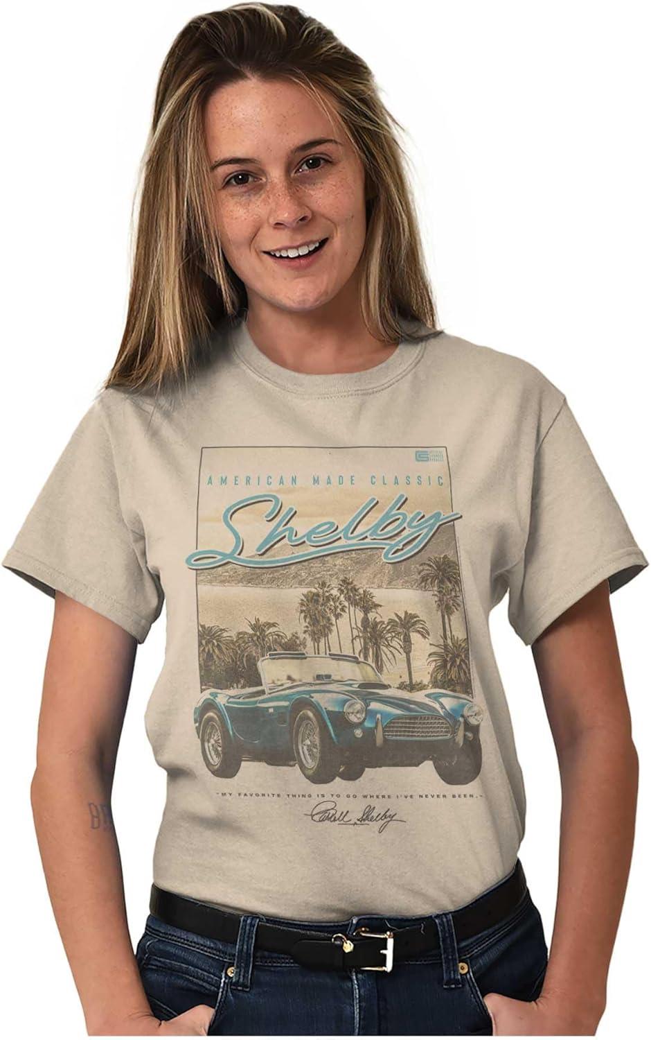 imageVintage Shelby American Muscle Car Graphic T Shirt Men or WomenSand