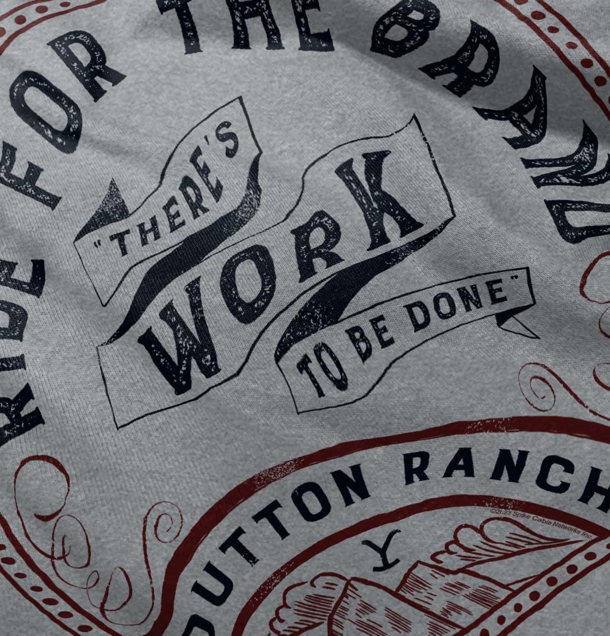 imageY Yellowstone Ranch Work to Be Done Toddler Boy Girl T ShirtHeather