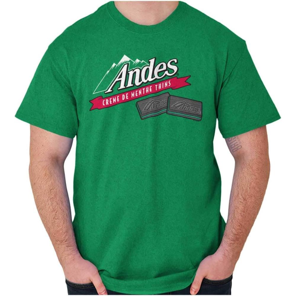 imageAndes Chocolate Mints Original Logo Graphic T Shirt Men or WomenAntique Irish Green