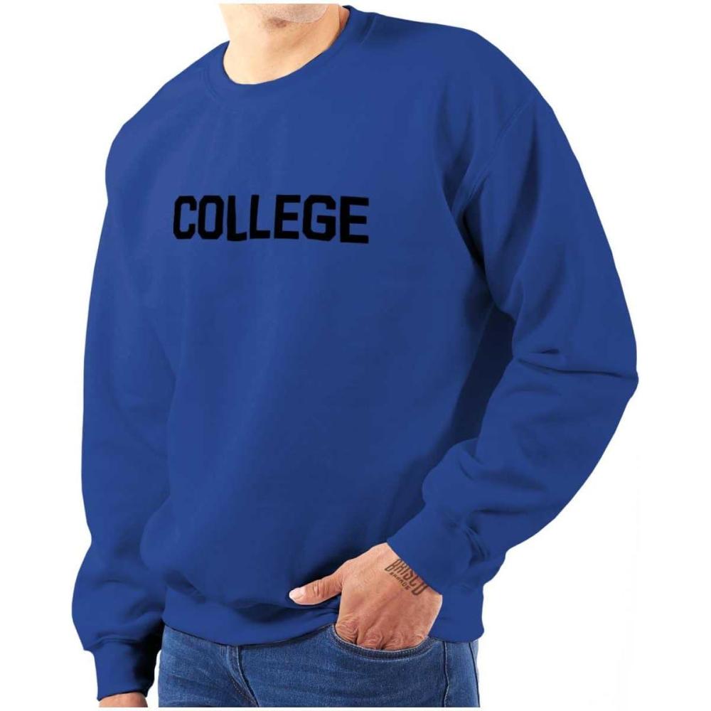 imageBrisco Brands Animal House Faber College Frat Party Sweatshirt for Men or WomenRoyal